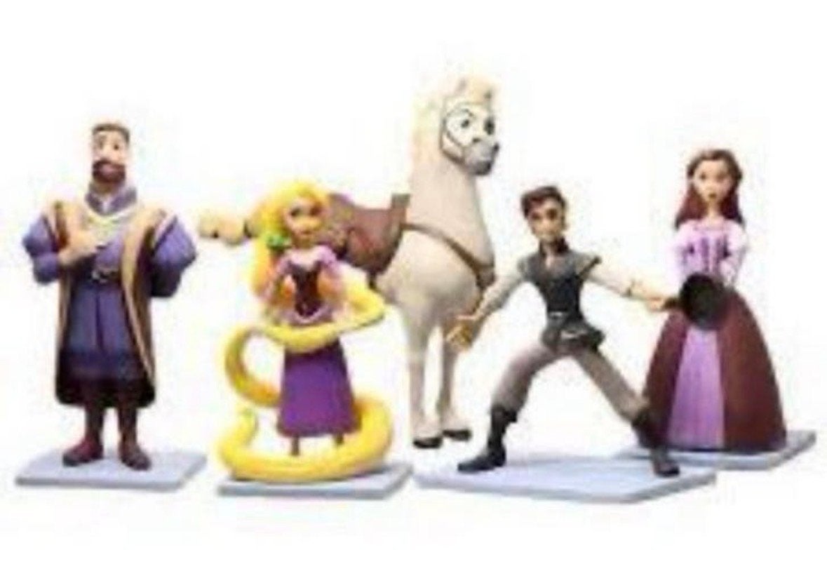 Disney Rapunzel Speelfiguren Set - Tangled, Ophalen of Verzenden, Nieuw