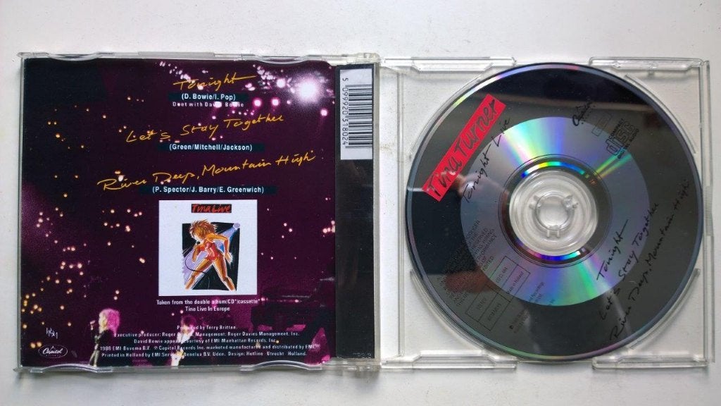 Tina Turner Duet With David Bowie - Tonight (Live), Ophalen of Verzenden, Zo goed als nieuw, Pop