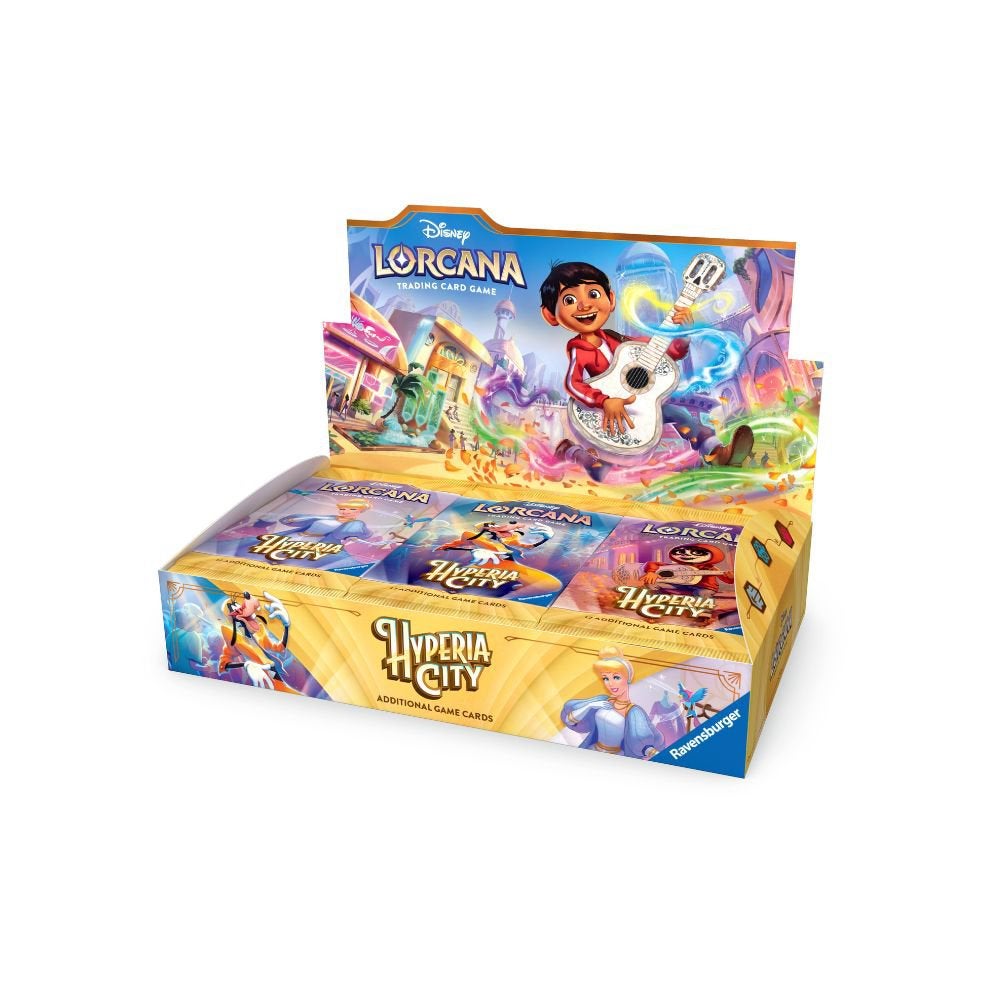 Disney Lorcana TCG - Hyperia City - Booster Box - ENG, Ophalen of Verzenden, Zo goed als nieuw, Boosterbox