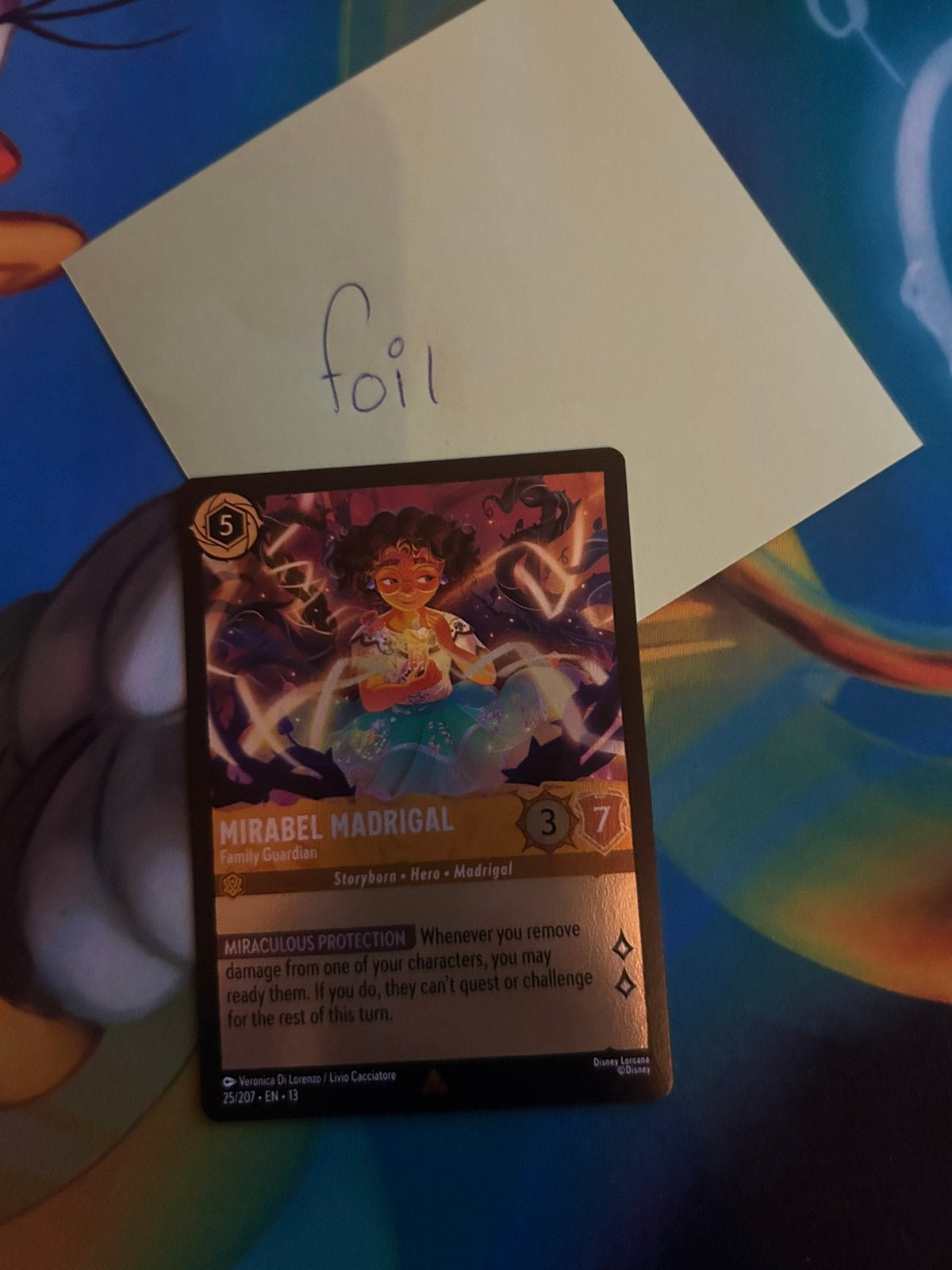 Mirabel madrigal family guardian foil, Ophalen of Verzenden, Nieuw, Foil