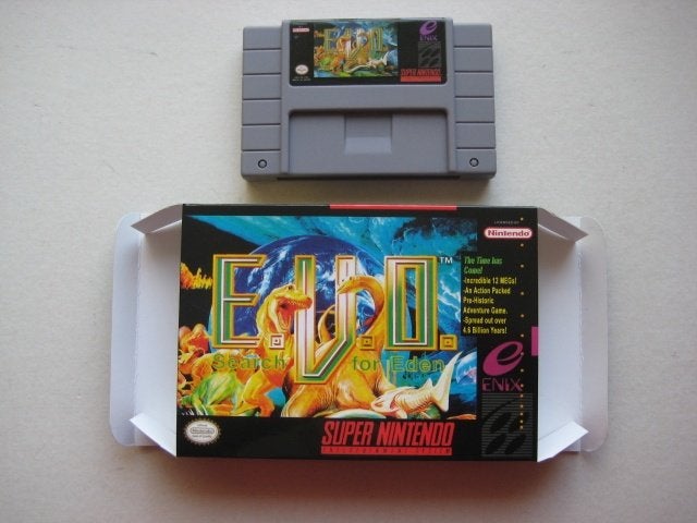 E.V.O. evo search for Eden SNES Super NES Nintendo, 1 speler, Ophalen of Verzenden, Zo goed als nieuw, Role Playing Game (Rpg)