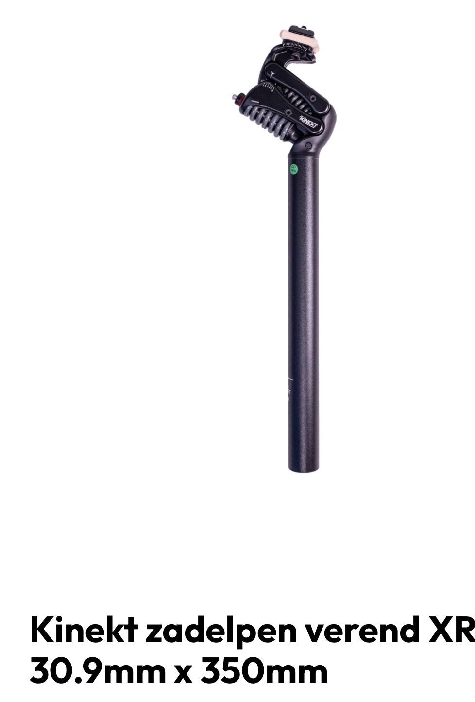 Gevraagd; Kinekt Verende Zadelpen XR 30.9mm x 350mm, Fietsen en Brommers, Fietsonderdelen, Elektrische fiets, Gebruikt, Ophalen of Verzenden