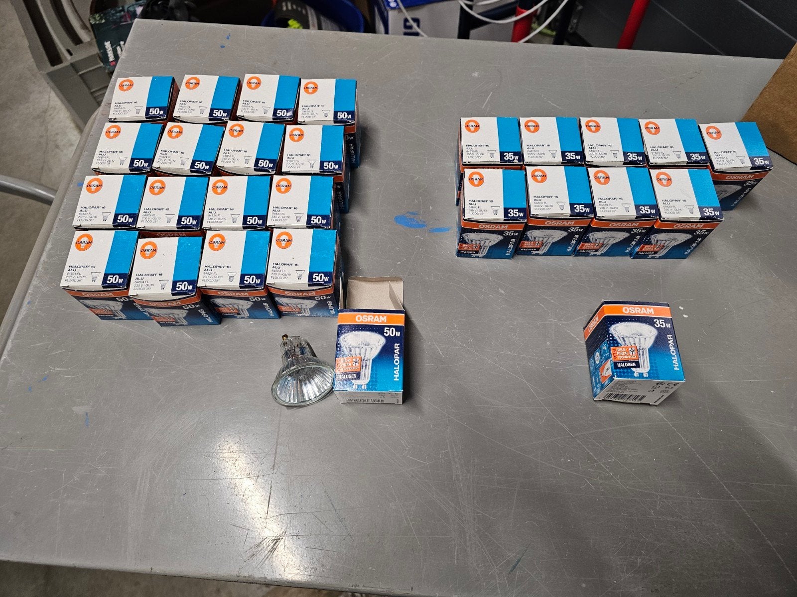 Osram Halopar flood 35°halogen inbouwspots geen led nieuw., Ophalen, Nieuw, Minder dan 50 watt, Overige typen