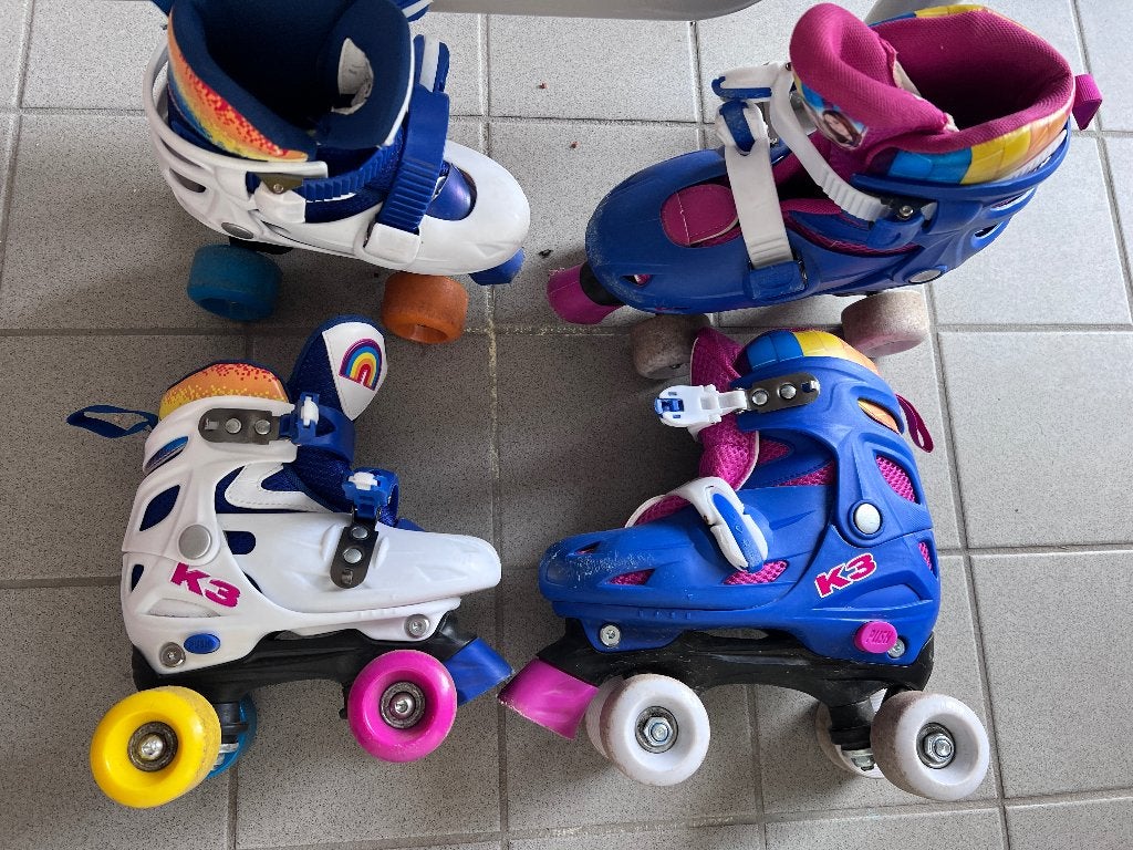 Rolschaatsen K3, Kinderen en Baby's, Speelgoed | Buiten | Rolschaatsen, Ophalen, Verstelbaar, Gebruikt, Kinderen