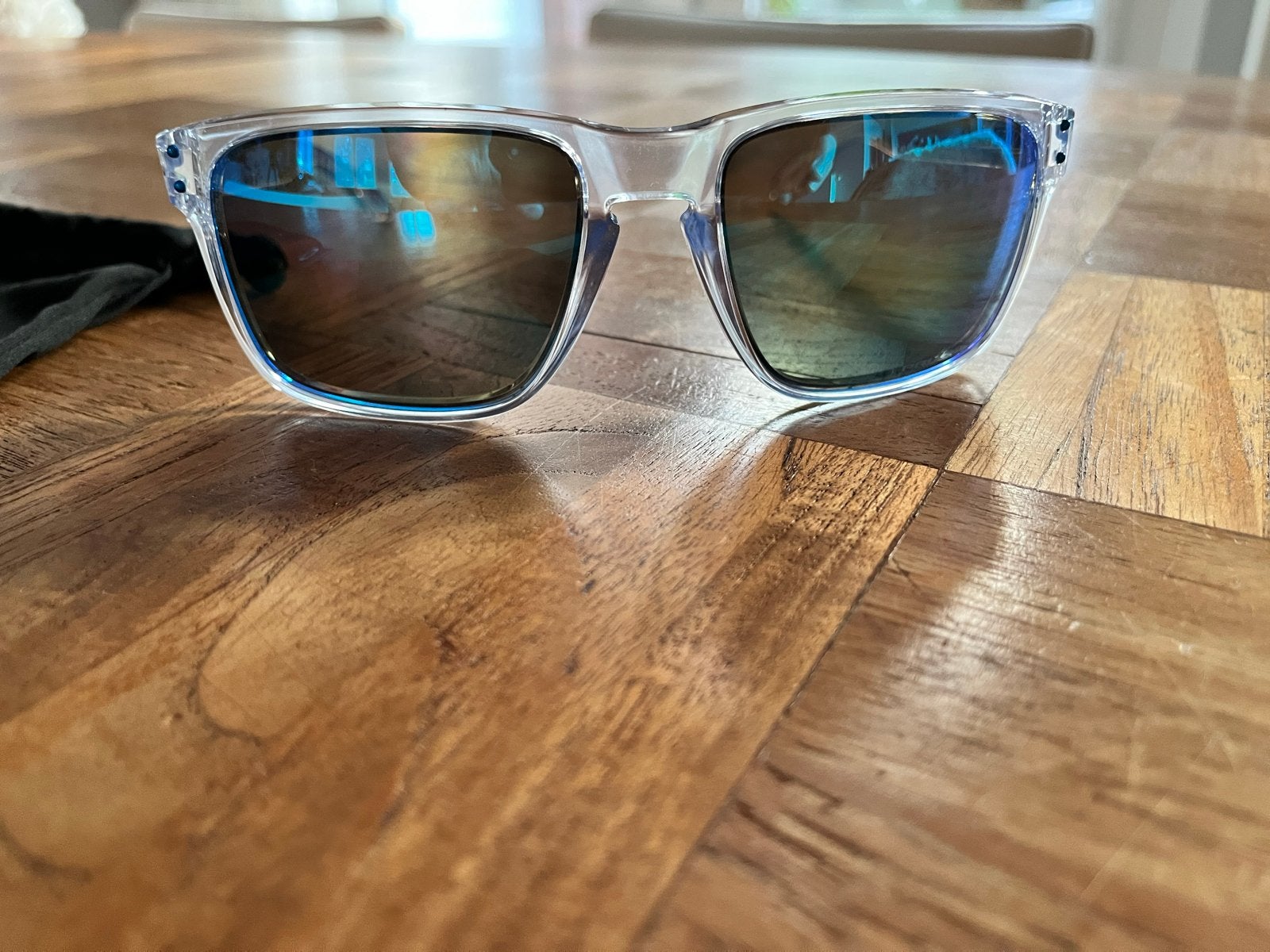 Oakley Holbrook Prizm Zonnebril - Transparant met Blauw, Sieraden, Tassen en Uiterlijk, Zonnebril, Blauw, Nieuw, Ophalen of Verzenden