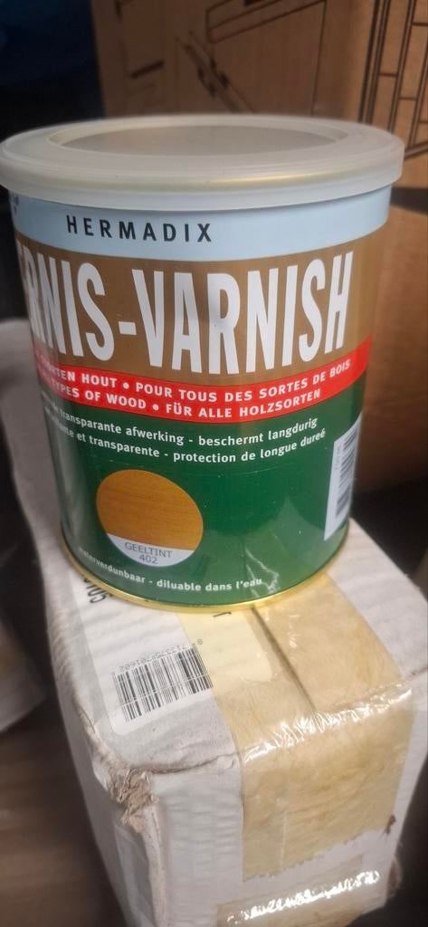 Nieuwe Hermadix Vernis-Varnish voor hout - Meerdere stuks, Overige kleuren, Nieuw, Ophalen of Verzenden, Lak