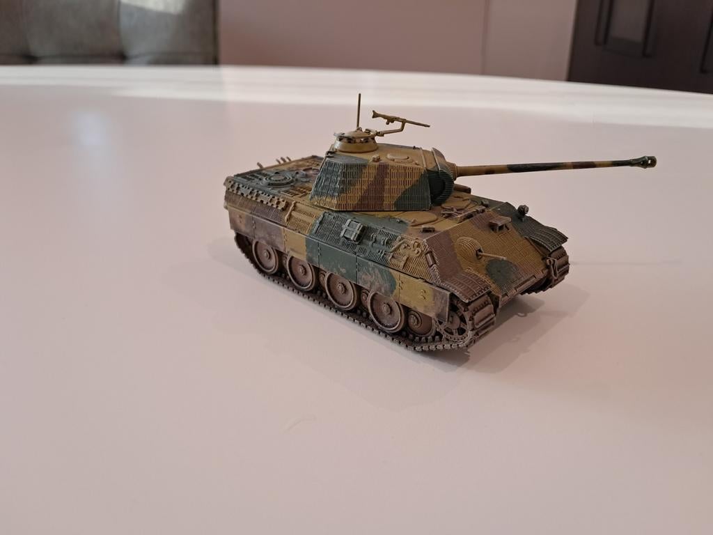 Panther Tank 1/56 (28mm) voor Wargaming - Geverfd, Figuurtje(s), Ophalen of Verzenden, Zo goed als nieuw, Historisch