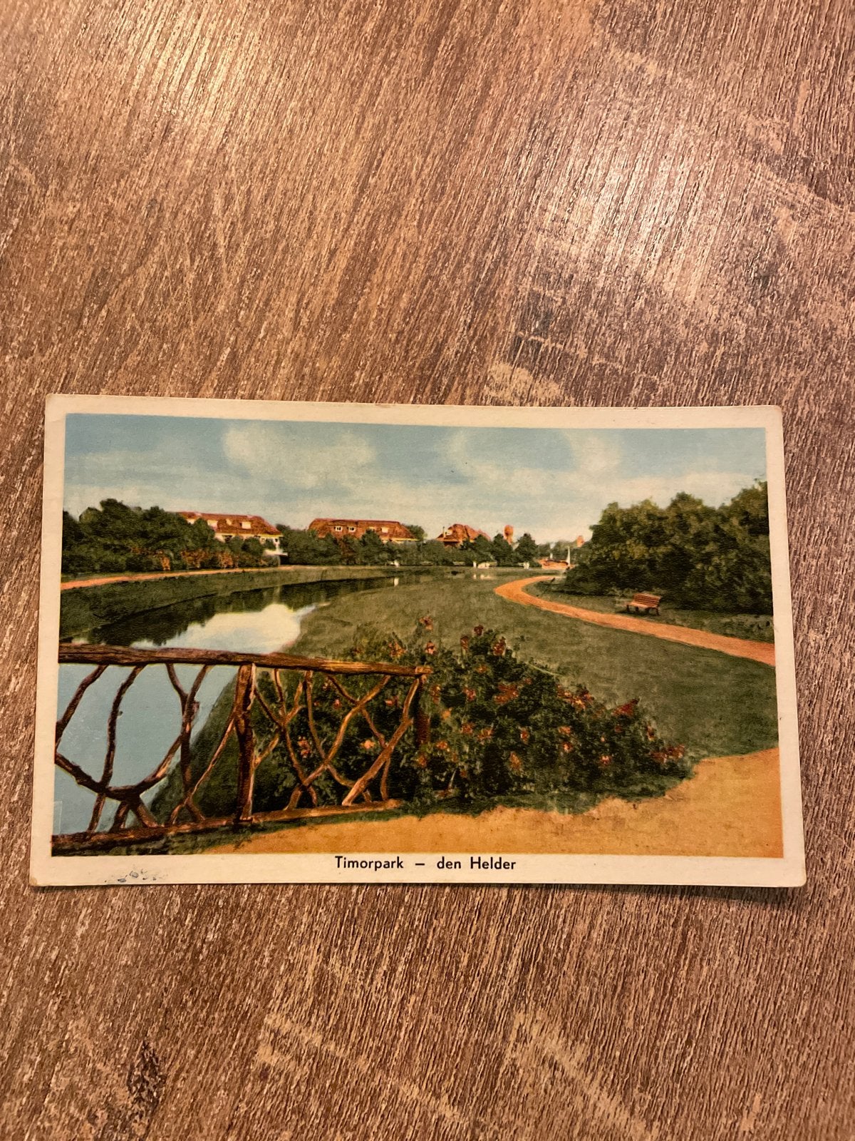 Ansichtkaart Timorpark Den Helder - Gelopen 1956, Ophalen of Verzenden, 1940 tot 1960, Gelopen, Noord-Holland