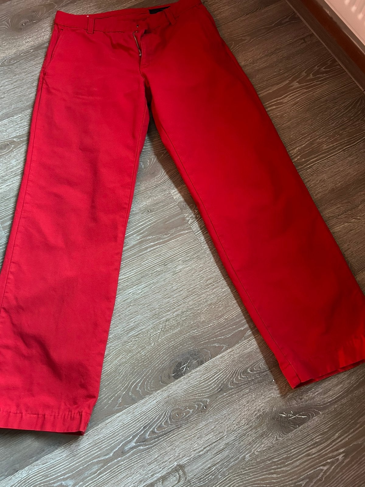 Mooie rode jeans, Kleding | Dames, Maat 38/40 (M), Ophalen of Verzenden, Zo goed als nieuw, Lang