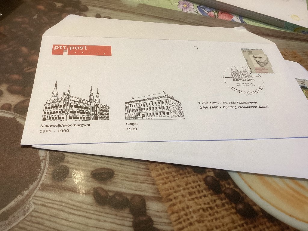 No4416 PTTPOST Amsterdam 2-5-1990 Heb ook Nederland jaargen, Ophalen of Verzenden, Onbeschreven, Nederland