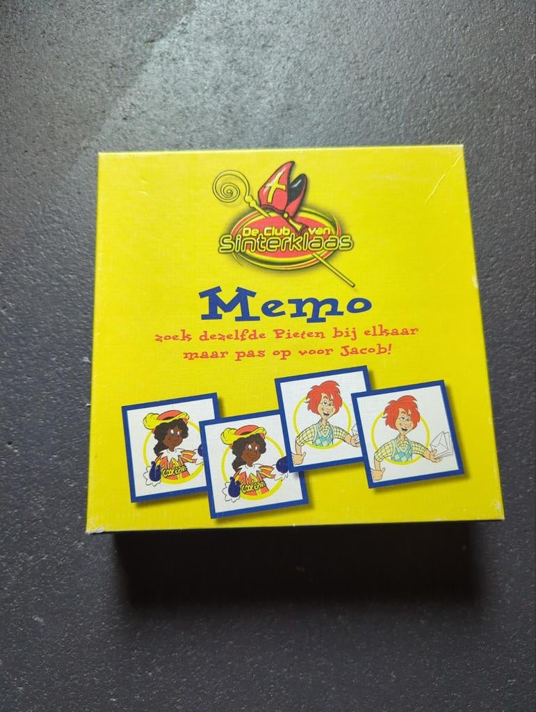 De Club van Sinterklaas Memo spel - Zoek de Pieten, Hobby en Vrije tijd, Gezelschapsspellen | Bordspellen, Gebruikt, Ophalen of Verzenden
