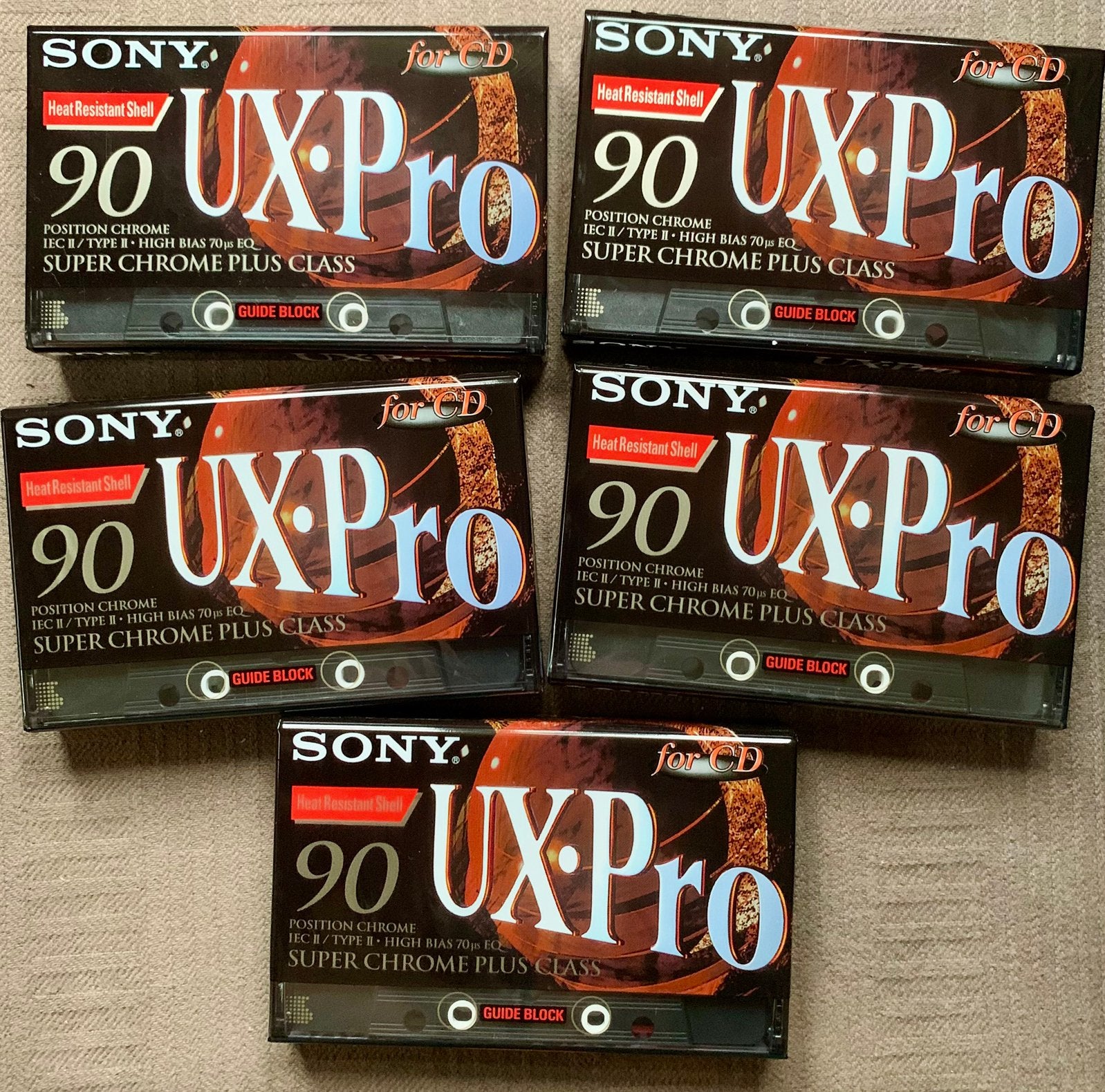 NOS Sony UX-Pro 90 cassettebandjes UXPro-90 UXPro UX Pro C90, 2 t/m 25 bandjes, Ophalen of Verzenden, Sony, Nieuw in verpakking