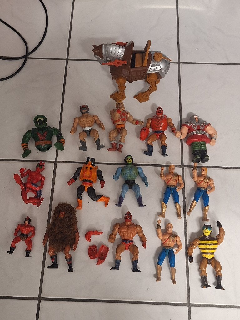 Vintage Mattel He-Man Masters of Universe figuren jaren 80, Ophalen of Verzenden, Gebruikt
