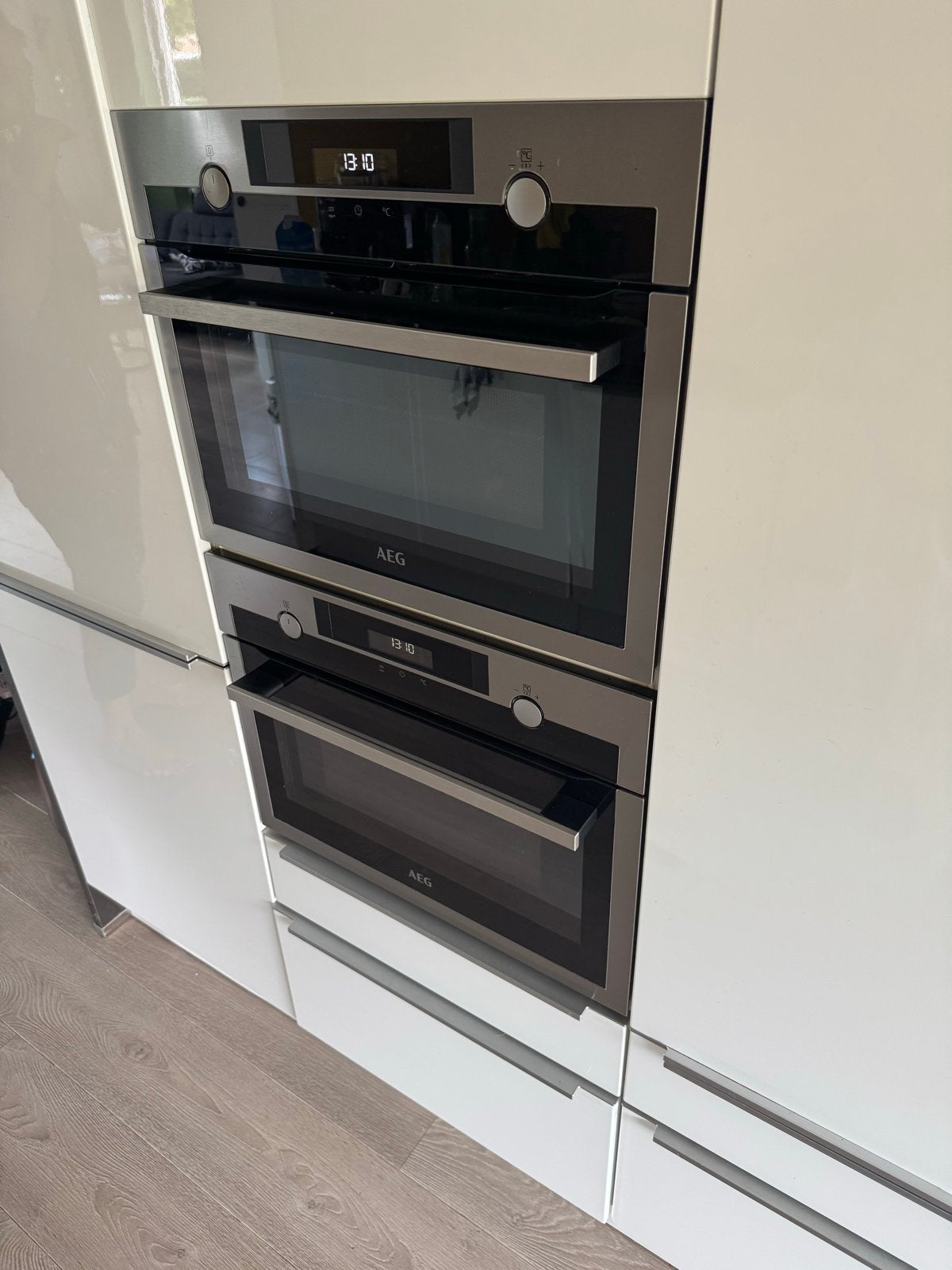 AEG KME565000M CombiQuick inbouwoven met magnetron, Witgoed en Apparatuur, Ovens, Ophalen, 45 tot 50 cm, Gebruikt, Combi-oven