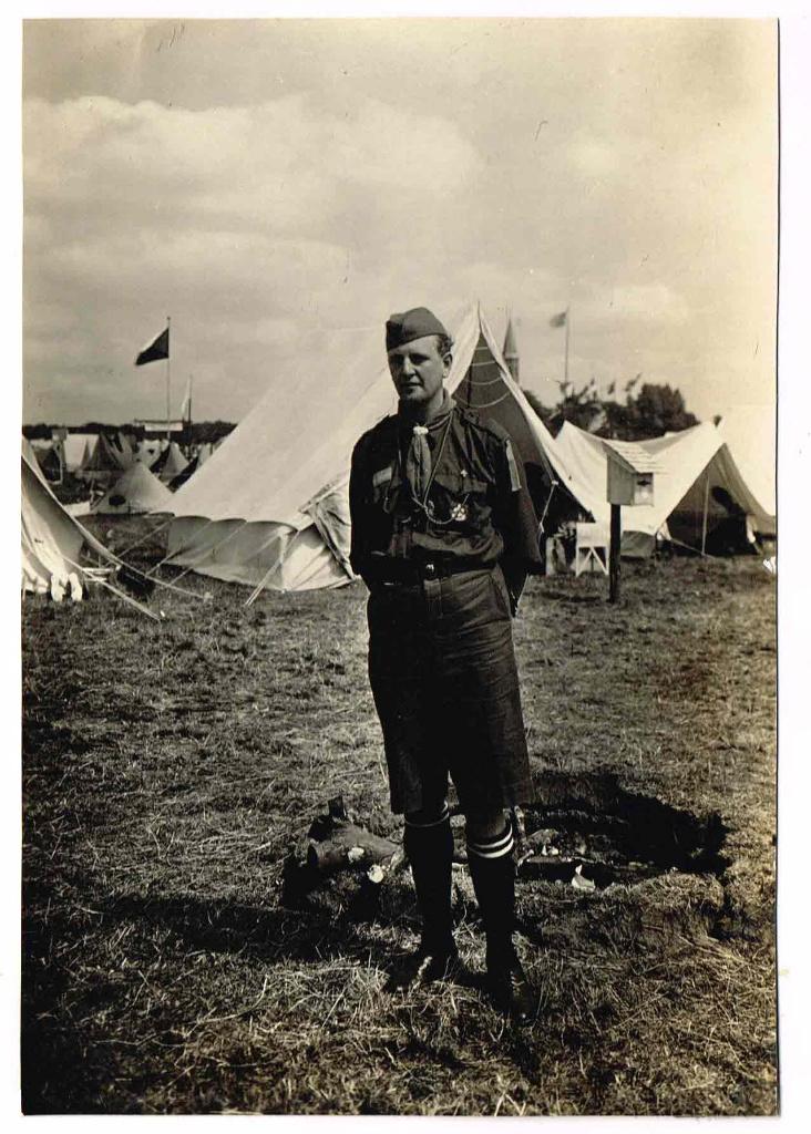 scouting Wereld Jamboree 1937 kaart NPV  Padvinder Zweden, Verzamelen, Scouting, Ophalen of Verzenden, Zo goed als nieuw, Overige typen