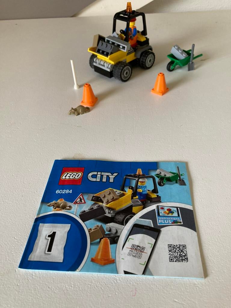 LEGO City Wegenbouwtruck 60284, Ophalen of Verzenden, Zo goed als nieuw