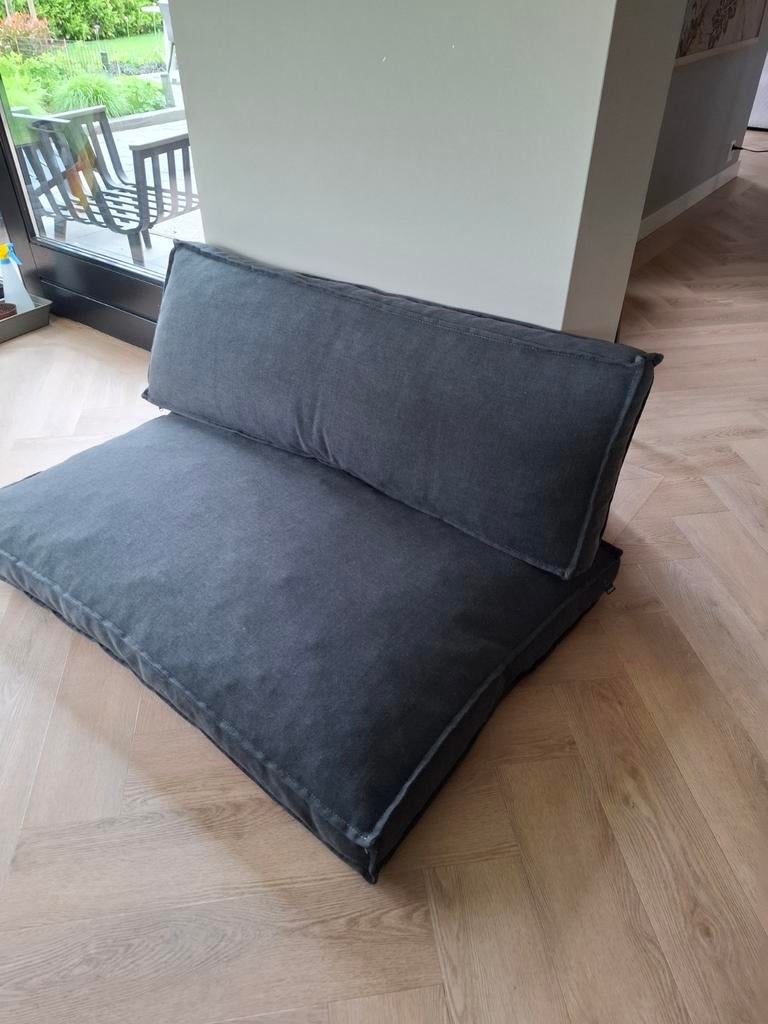 Comfortabel Palletkussen Hidde - Donkergrijs, Ophalen, Zo goed als nieuw