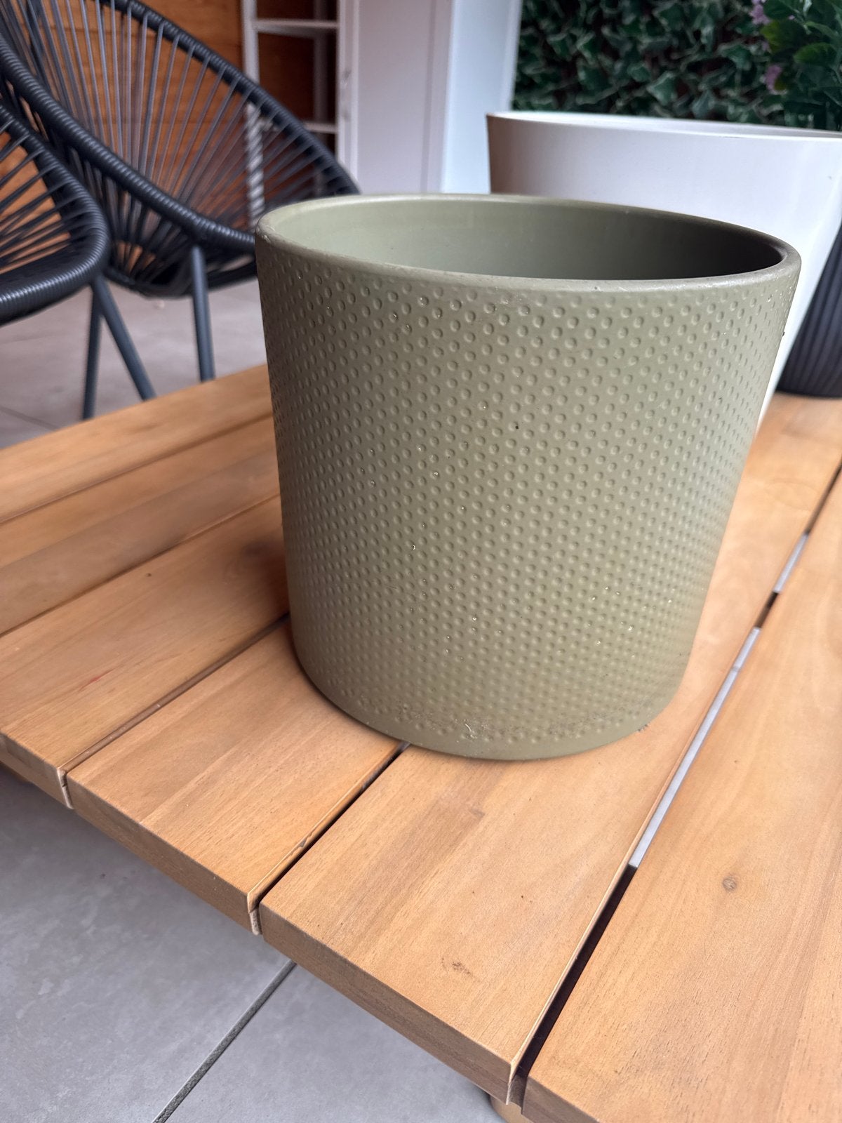 Groene plantenbak - Gratis af te halen, Ophalen, Gebruikt, Overige materialen