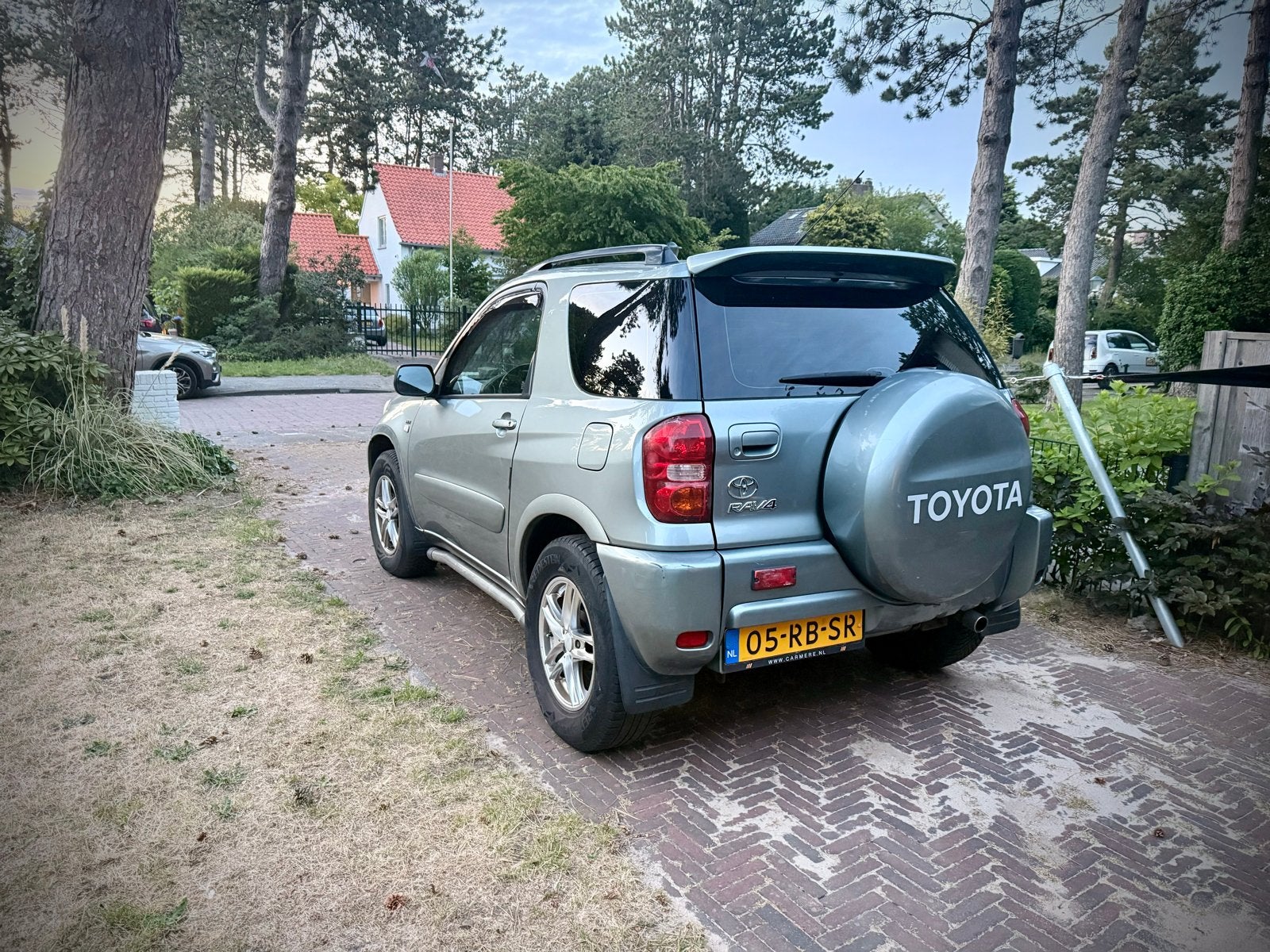 Toyota Rav4 1.8 3DR Linea Terra 2005 Groen, Auto's, Voorwielaandrijving, 4 cilinders, 1095 kg, 4 stoelen
