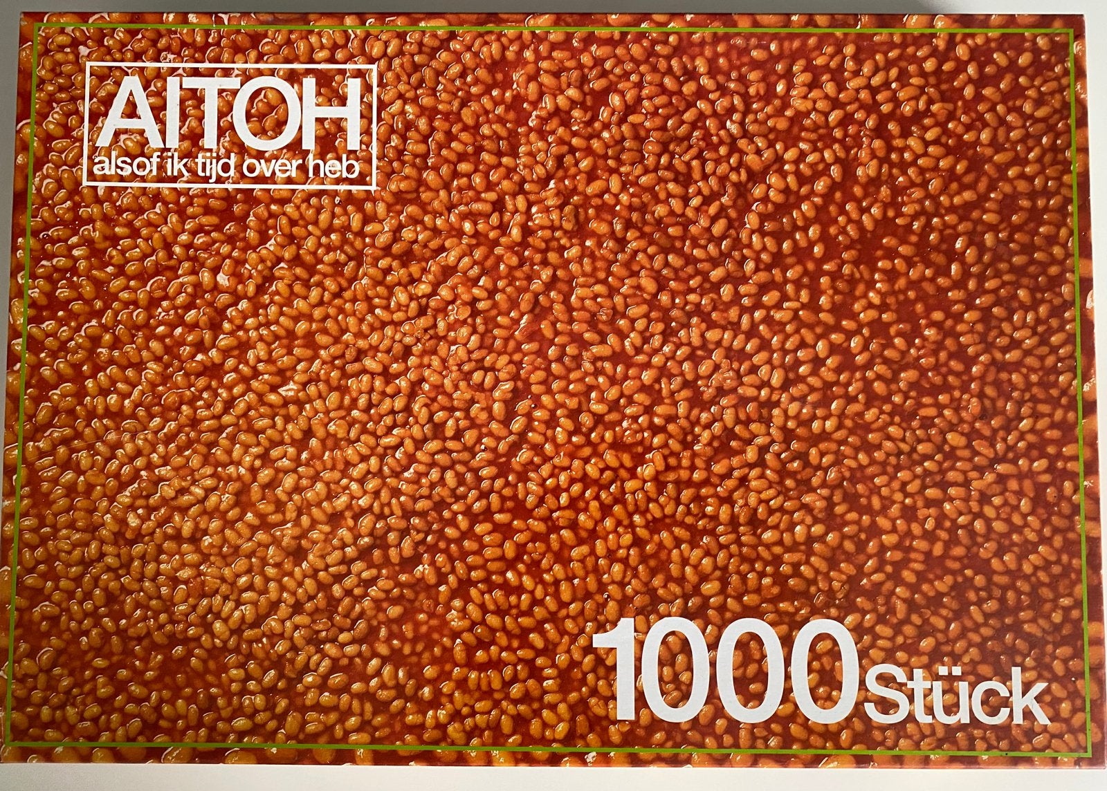 Aitoh Puzzel “Alsof ik tijd over heb” 1000 stukjes Nieuw, Ophalen of Verzenden, 500 t/m 1500 stukjes, Nieuw, Legpuzzel
