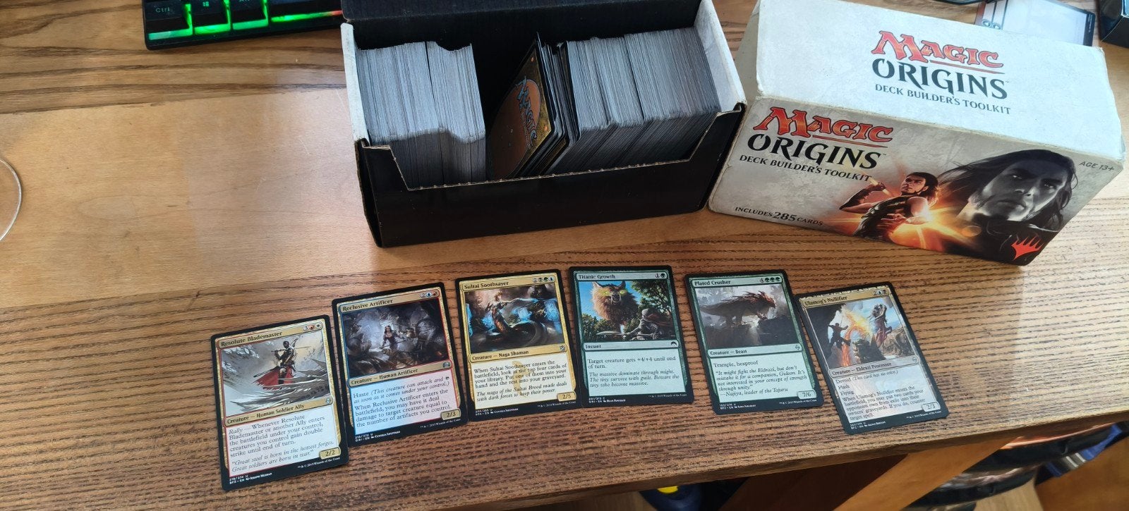 Magic: kaarten verschillende series + playmat, Ophalen, Gebruikt, Meerdere kaarten