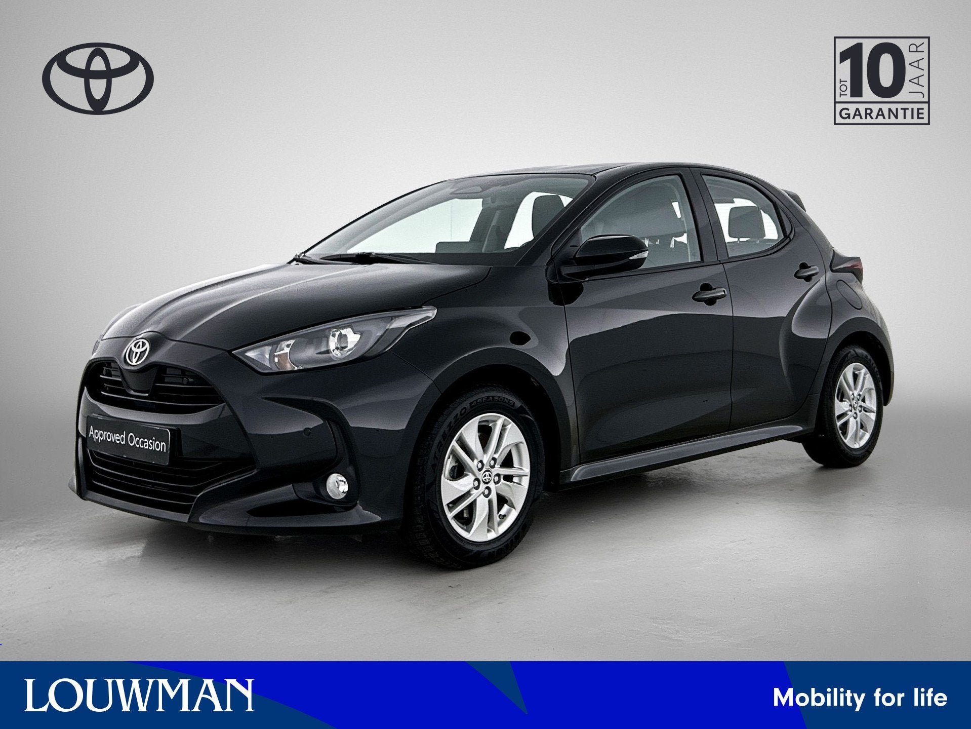 Toyota Yaris 1.5 Hybrid 115 Active + | BTW voertuig | Stoel+, 12 maanden, Gebruikt, Zwart, Zwart