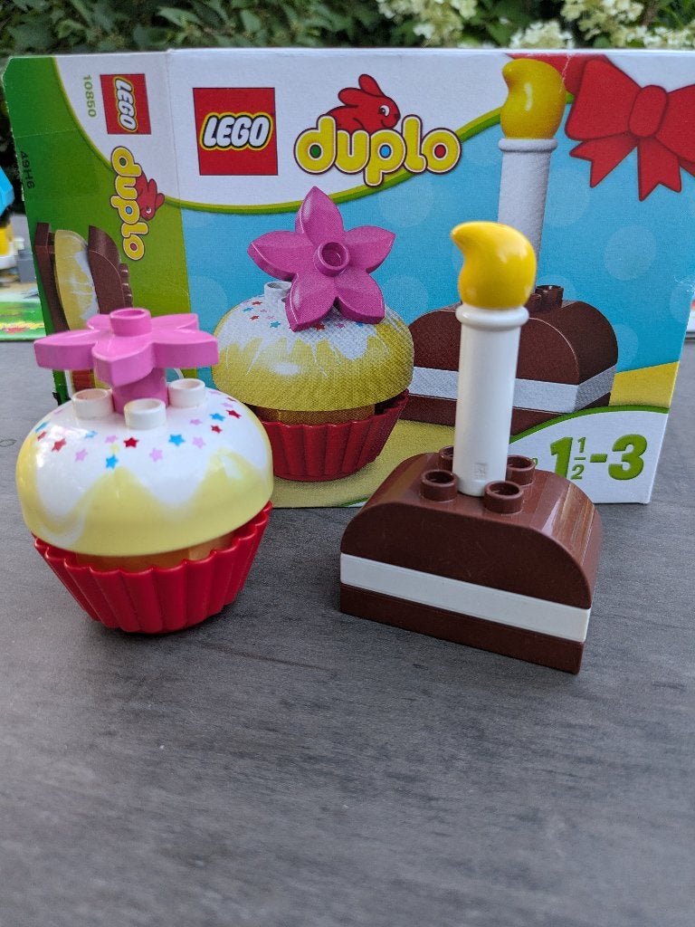 Lego Duplo 10850 Mijn Eerste Cupcakes, Compleet, Overige thema's, Ophalen of Verzenden, Zo goed als nieuw