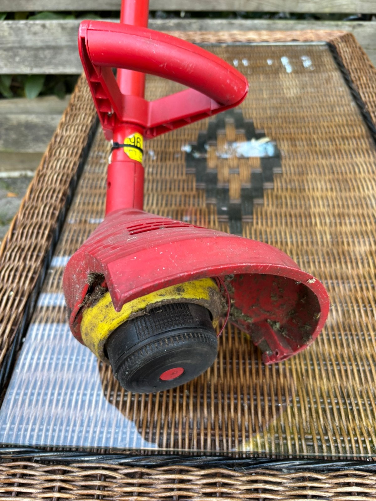 Grastrimmer merk wolf nu voor maar 12,50 euro, Tuin en Terras, Grastrimmers, Ophalen, Zo goed als nieuw, Elektrisch