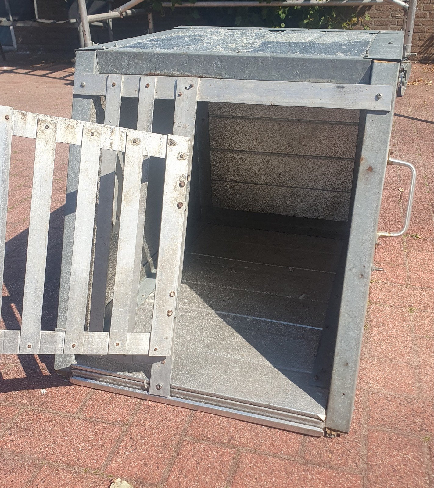 Autokennel auto bench, Dieren en Toebehoren, Ophalen, Gebruikt