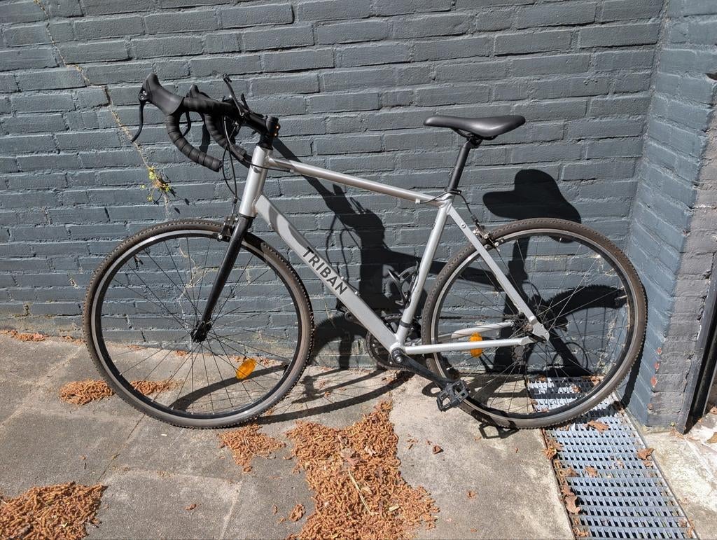 Triban RC100 gravelbike, zo goed als nieuw, Fietsen en Brommers, Fietsen | Racefietsen, Overige merken, 28 inch, Aluminium, Ophalen of Verzenden