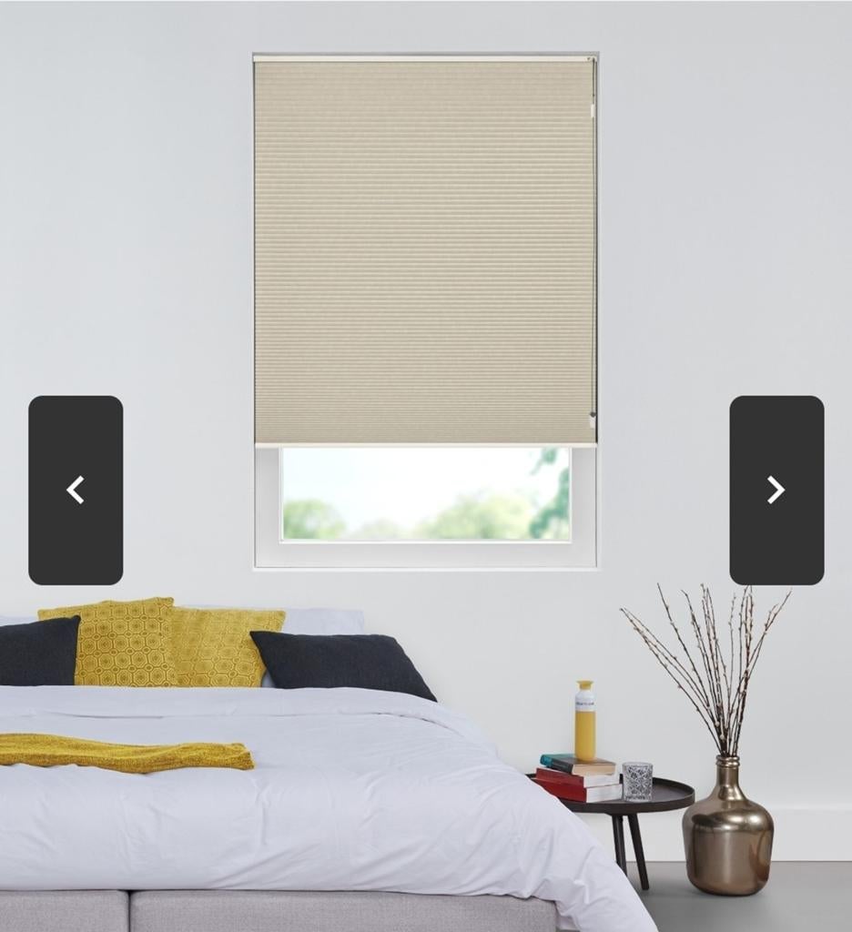 Veneta Luxury  plisse Greige Nieuw, Ophalen, Nieuw, Minder dan 100 cm
