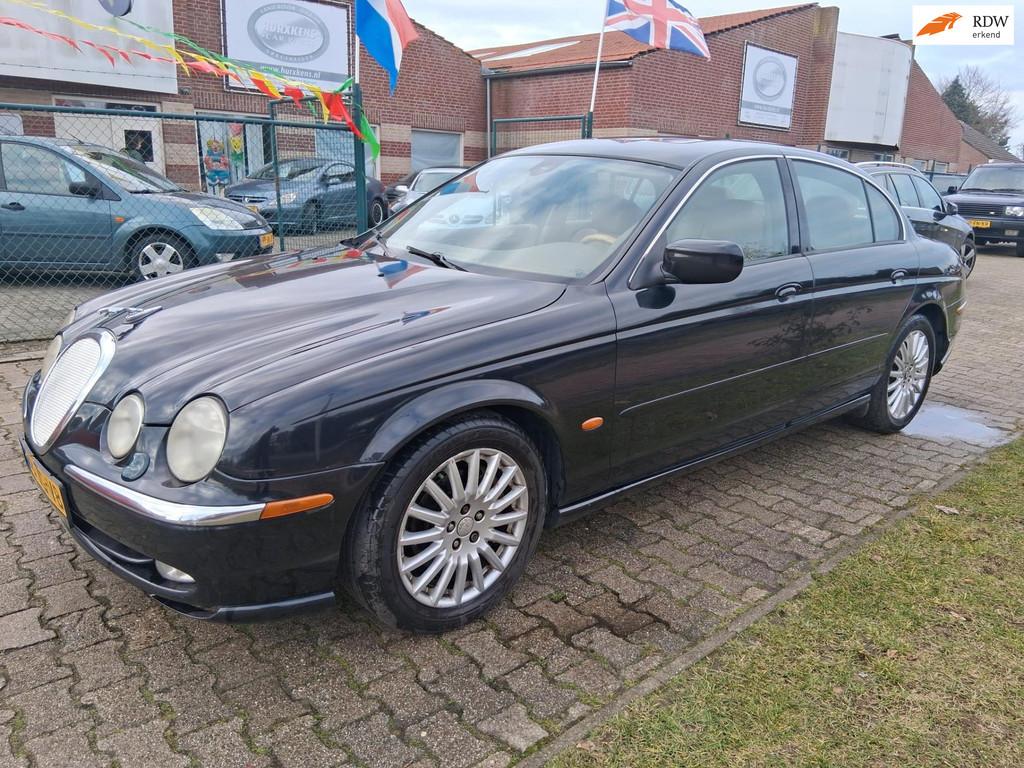 Jaguar S-type 4.0 V8, Auto's, Jaguar, Achterwielaandrijving, Gebruikt, 8 cilinders, Zwart