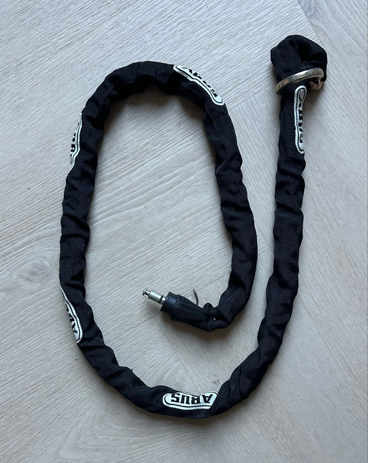 ABUS Insteekketting i.z.g.st. 10mm pen doorsnede, Zwart, Ophalen of Verzenden, Gebruikt, Insteekslot