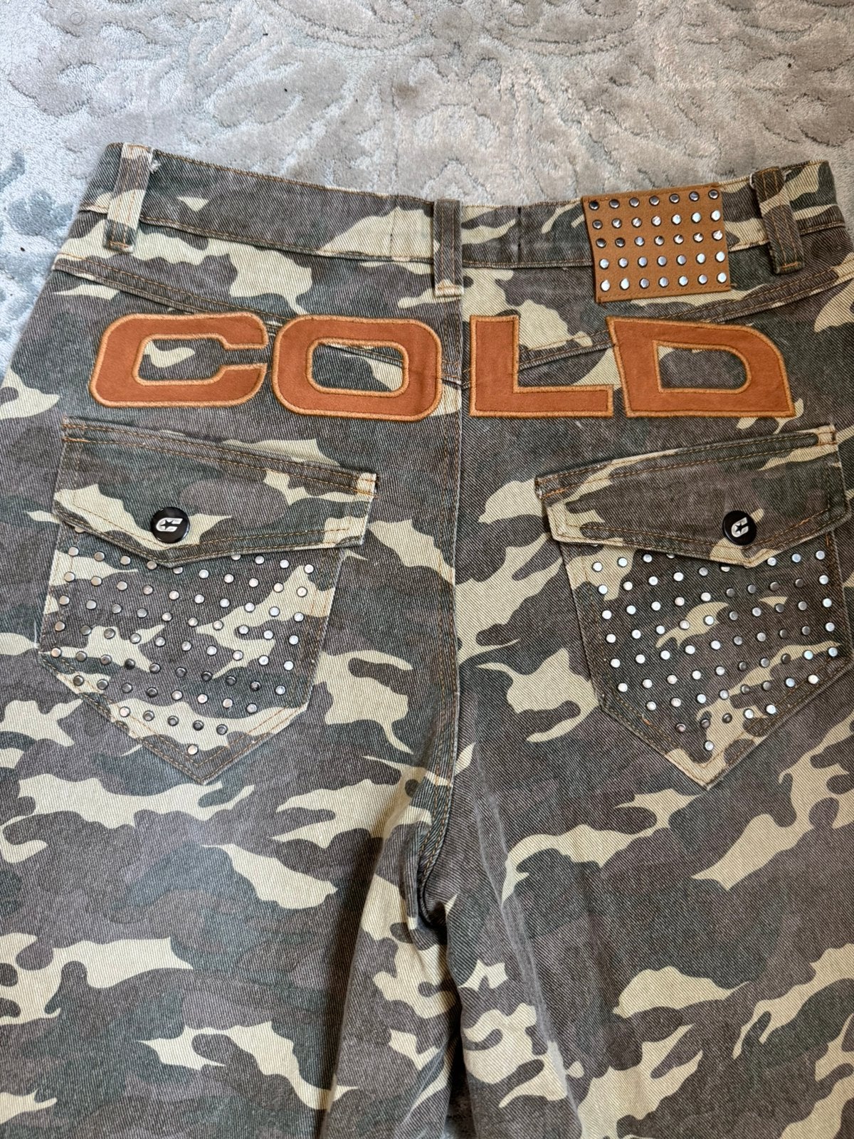Cold Culture camo jeans broek, Ophalen, Zo goed als nieuw, Blauw