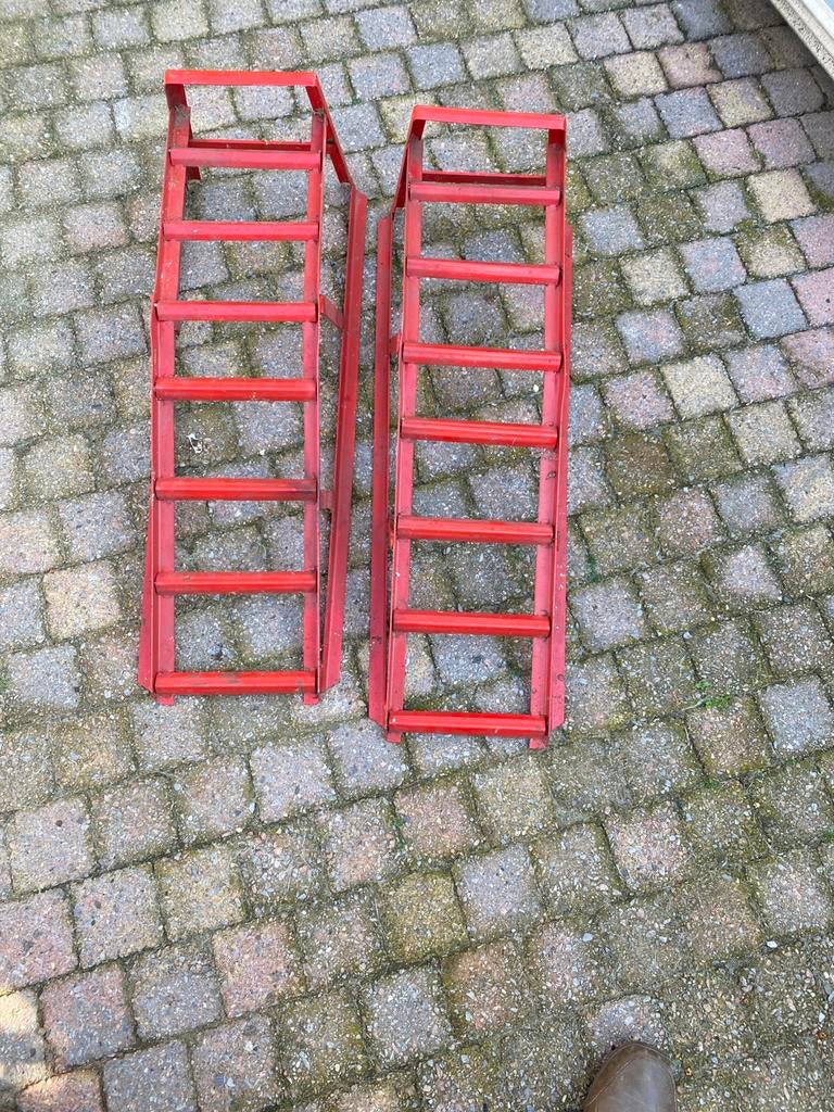 Auto oprij bokken, Auto diversen, Ophalen of Verzenden, Zo goed als nieuw, Hydraulisch, Garagekrik