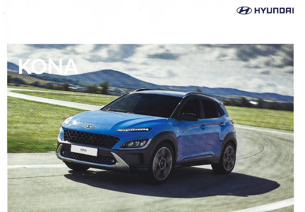 Brochure Hyundai Kona 2021, Ophalen of Verzenden, Gelezen, Overige merken