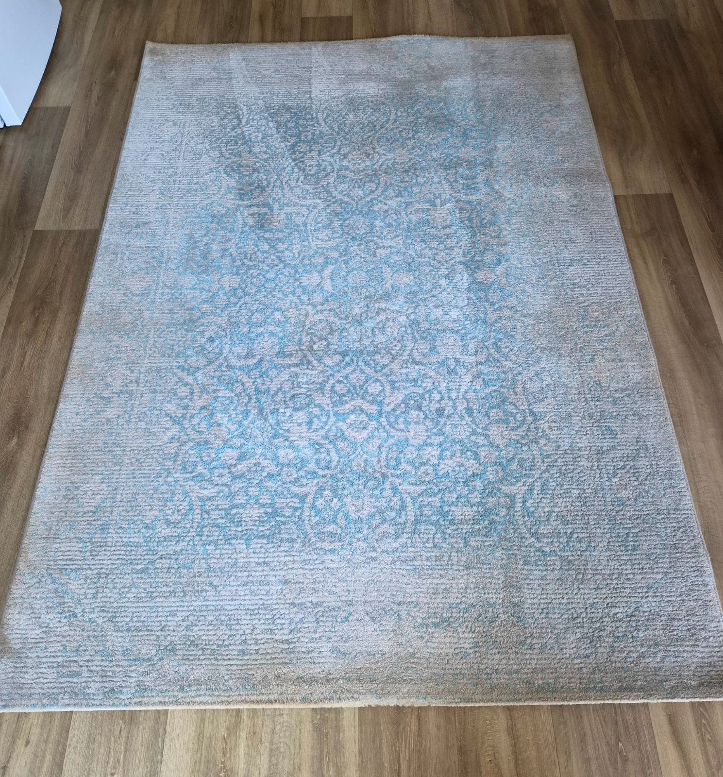 Vloerkleed Osta Patina 160x230 cm en 80x140 - Heel goed., Ophalen, Gebruikt, Modern, Klassiek, Patroon, Vintage, Blauw