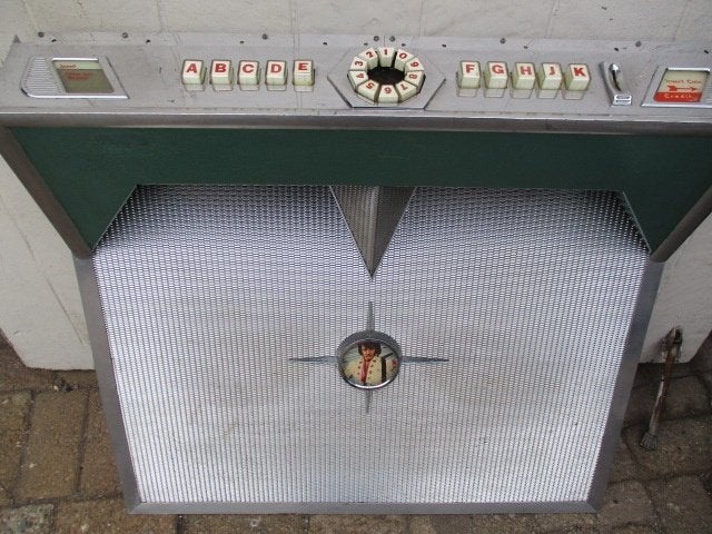 jukebox voorfront gril + toetesenbord, Verzamelen, Ophalen, Gebruikt, 1970 tot heden, Wurlitzer