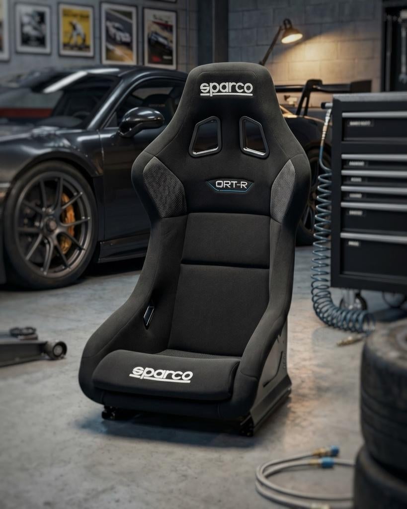 Sparco QRT-R Kuipstoel Sportstoel Racestoel FIA 5.9kg, Ophalen of Verzenden