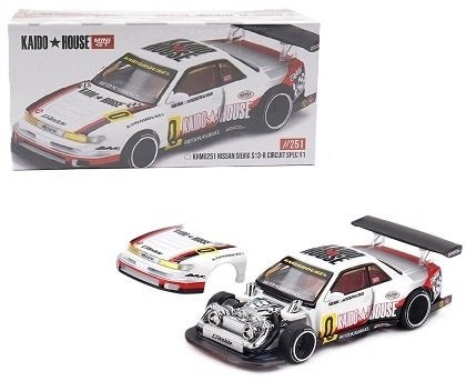 Nissan Silvia S13-R #0 Circuit Spec V1 "Kaido House" 1:64 Ka, Tschuiten@hotmail.com, Duitsland, Auto, Nieuw