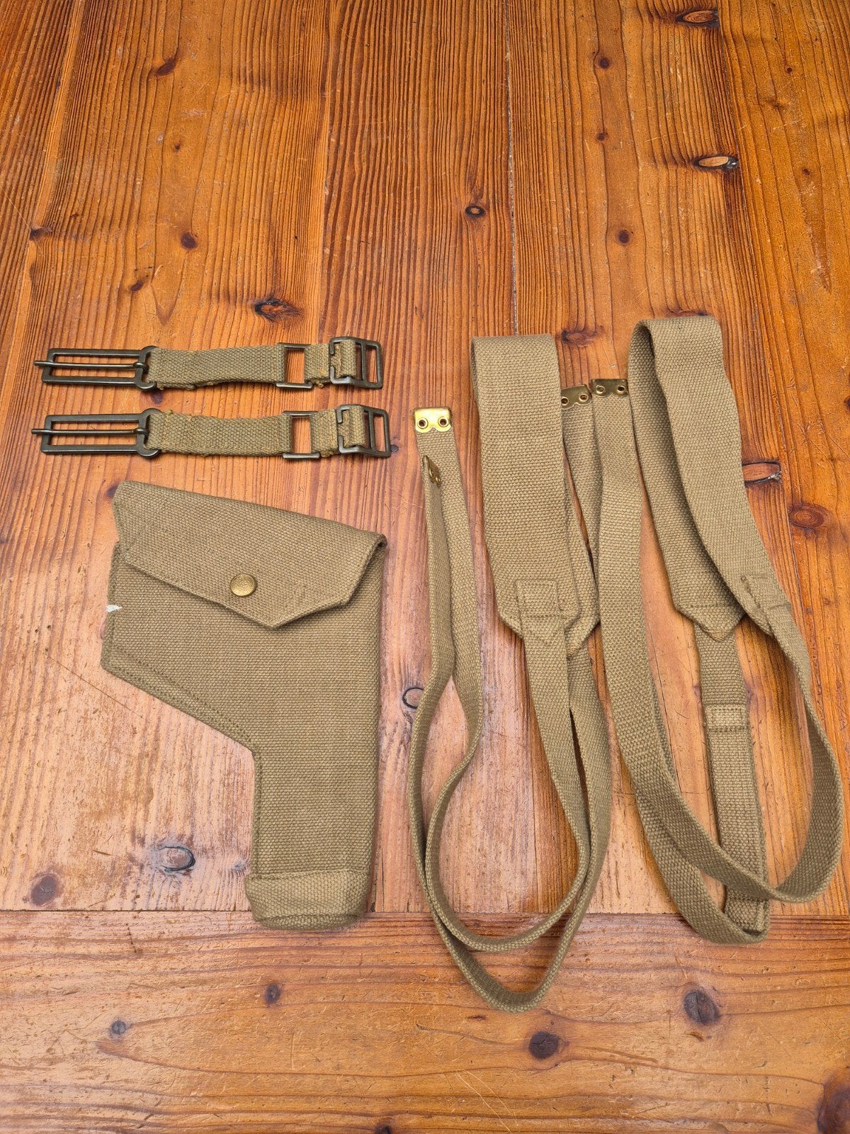 Britse ww2 webbing delen, Verzamelen, Militaria | Tweede Wereldoorlog, Ophalen of Verzenden, Engeland