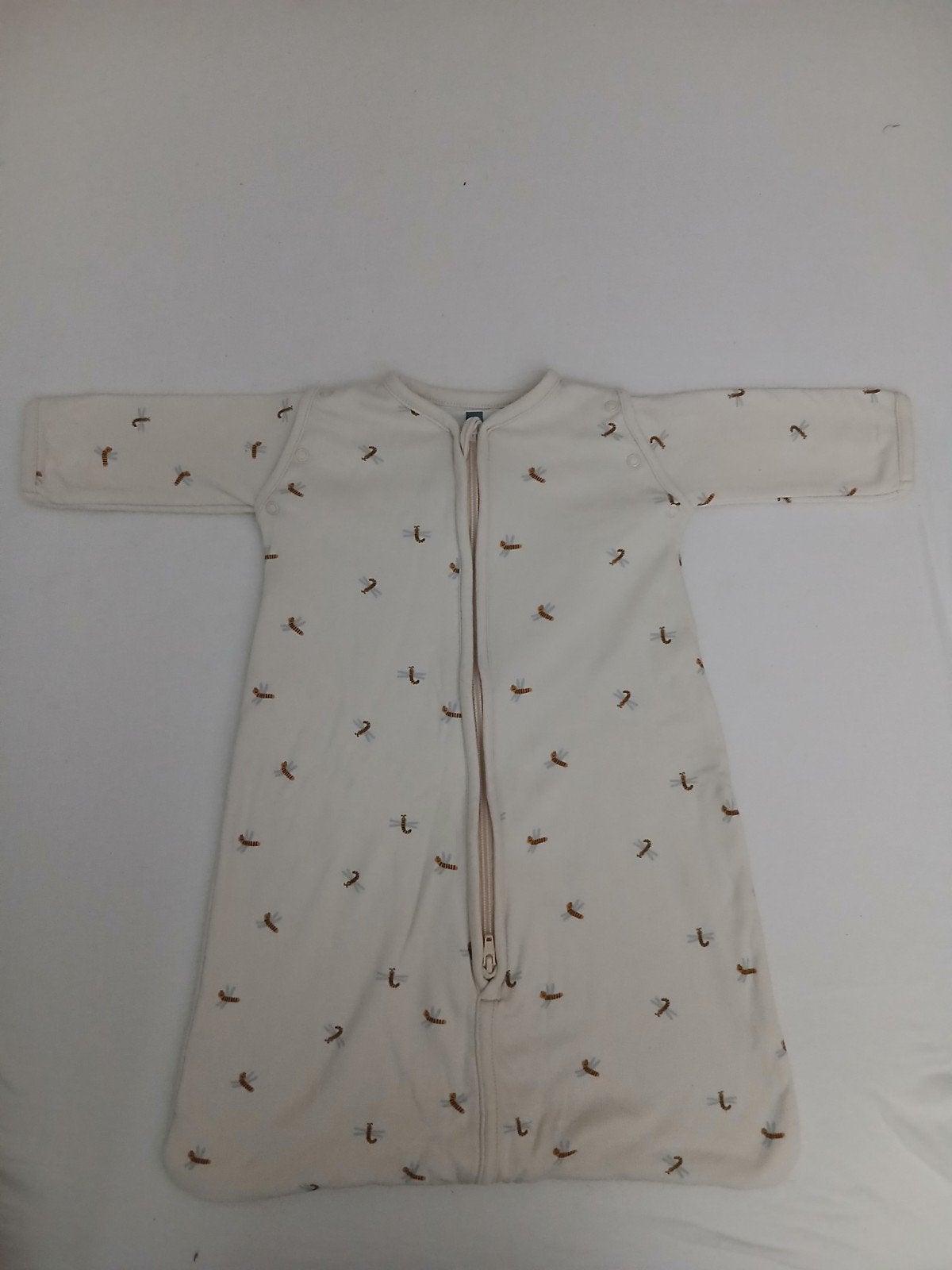 Hema Slaapzak 50-62 met libellenprint, Ophalen, Wit, Slaapzak, Hema