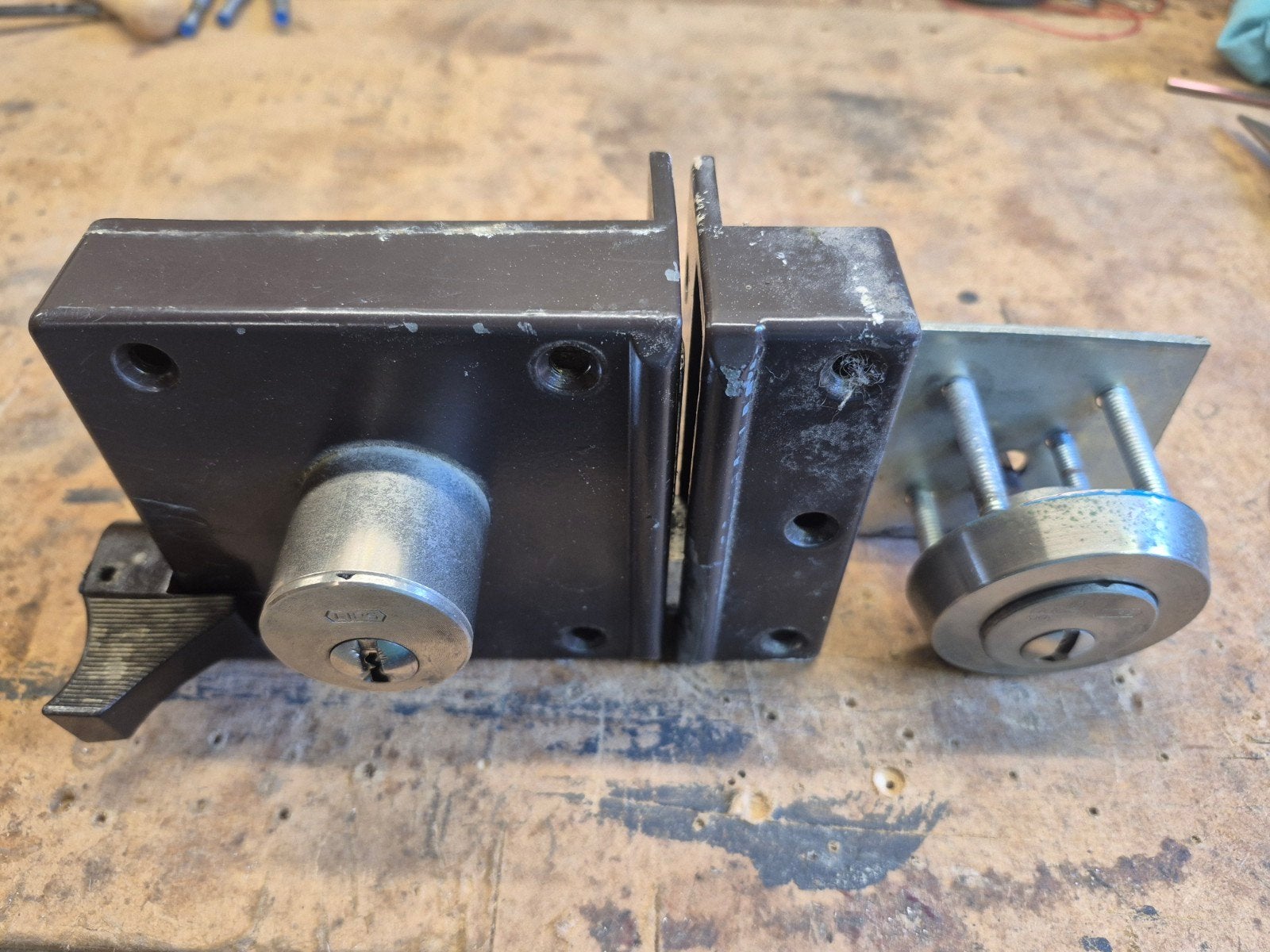 Lips oplegslot - Gebruikt, Ophalen of Verzenden, Gebruikt, Overige materialen, Slot
