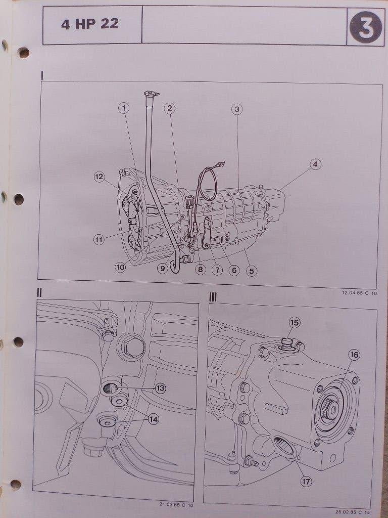 Peugeot 504 - 505 automaatbak 4HP22 dealer werkplaatsboeken, Verzenden, Gelezen, Peugeot