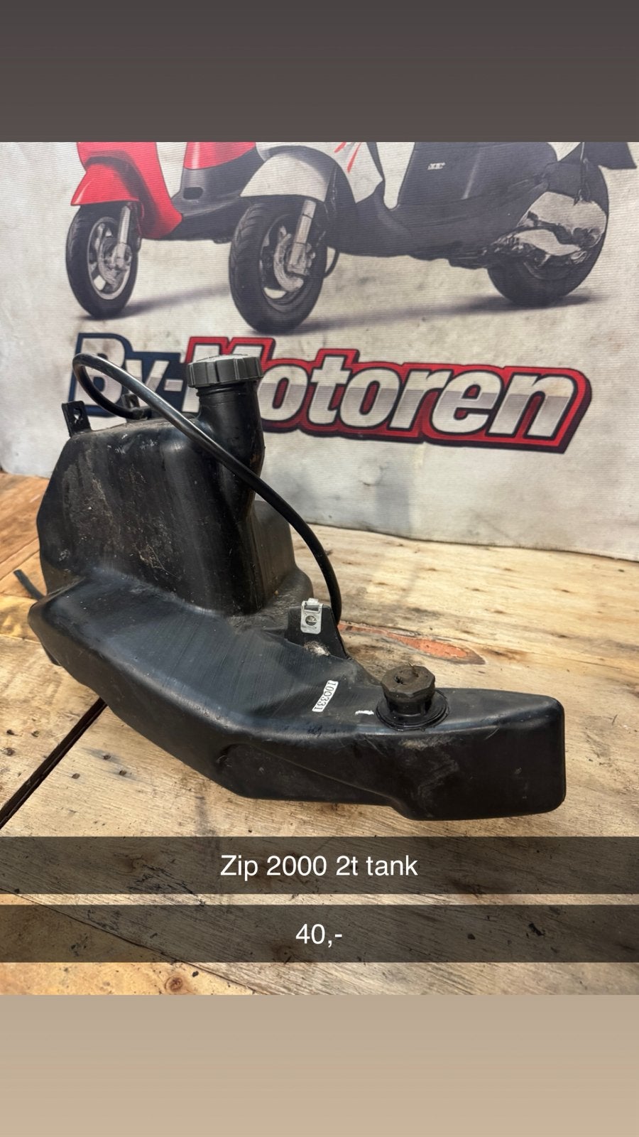 Zip 2takt tank, Ophalen of Verzenden, Zo goed als nieuw, Overige typen