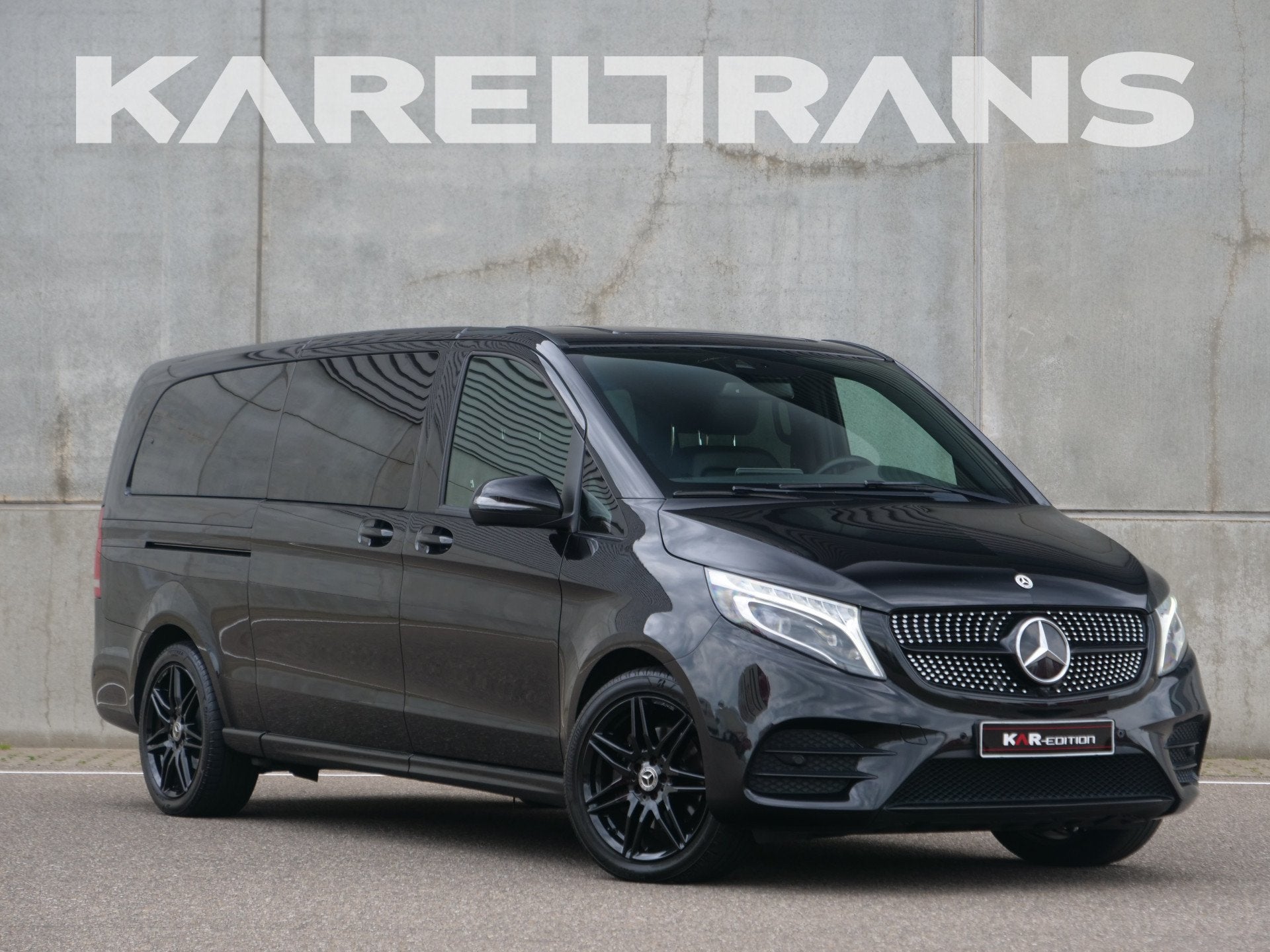 Mercedes-Benz V-Klasse V300d 4-Matic | Extra Lang | AMG | bu, Auto's, Mercedes-Benz, Gebruikt, Zwart, 7 stoelen, Zwart