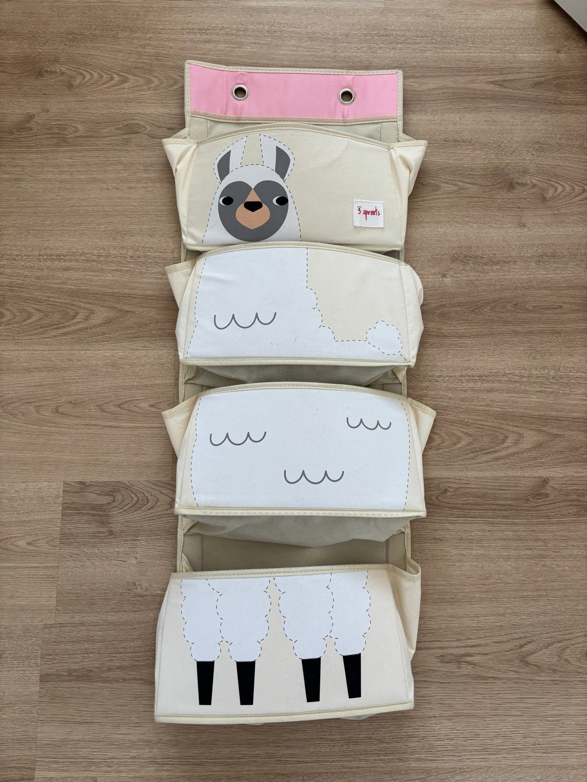 3 Sprouts Opberger voor Kinderkamer / knuffels - Lama Design, Ophalen, Gebruikt