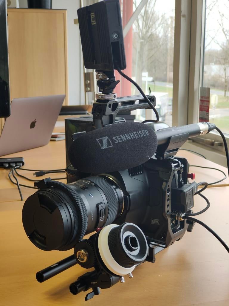 BMPCC 6K Pro set + Sigma 18-35mm 1.8f EF met vele extra's, Overige soorten, Minder dan 8x, Zo goed als nieuw, Camera