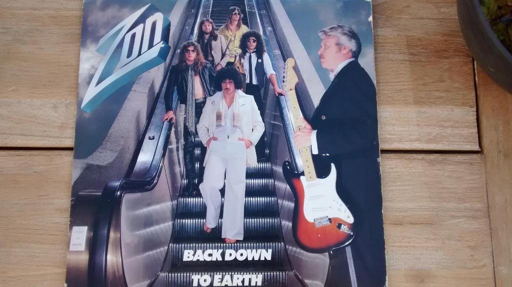 LP - Zon - Back down to earth, Ophalen of Verzenden, Zo goed als nieuw, 12 inch, Poprock