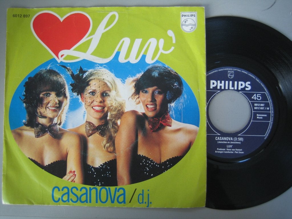 Luv - Casanova, Cd's en Dvd's, Vinyl Singles, Ophalen of Verzenden, Gebruikt, 7 inch, Pop